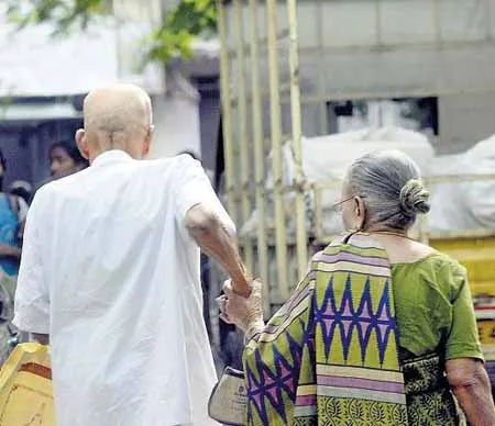 Elderly couple